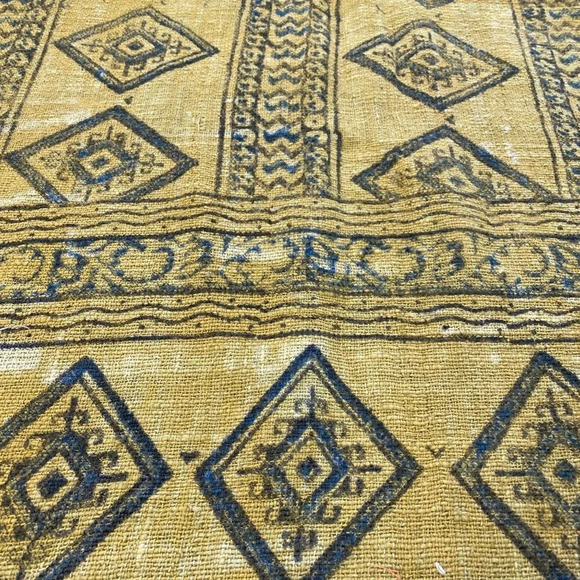 Cotton Throw Blanket Hand Block Printed - Picture 7 of 16